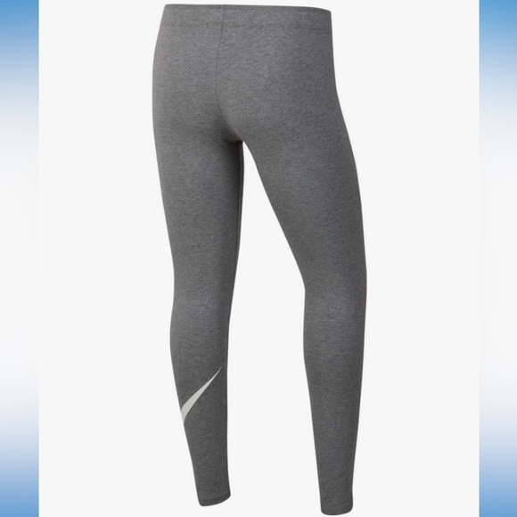 Nike NSW Swoosh Tights Big Kids girls gray Leggings | Kids size XL - Picture 7 of 7